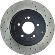 Load image into Gallery viewer, StopTech Power Slot 10-13 Hyundai Genesis Coupe Track & R-Spec Rear Left Drilled Rotor