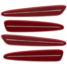 Load image into Gallery viewer, Oracle 05-13 Chevrolet Corvette C6 Concept Sidemarker Set - Clear - Magnetic Red (86U)