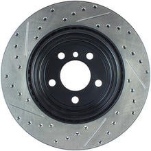Load image into Gallery viewer, StopTech 12-16 BMW 335i Slotted & Drilled Rear Left Rotor