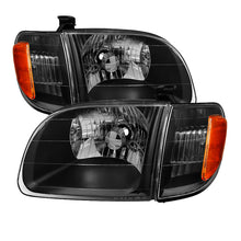 Load image into Gallery viewer, Xtune Toyota Tundra Regular/Access Cab 00-04 OEM Style Headlights & Corner Lights HD-JH-TTUN00-AM-BK