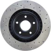 Load image into Gallery viewer, StopTech Power Slot 05-07 Cadillac XLR / 06-09 Chevy Corvette Front Right Drilled & Slotted Rotors