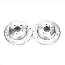 Load image into Gallery viewer, Power Stop 08-13 BMW 135i Rear Evolution Drilled & Slotted Rotors - Pair