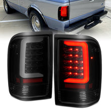 Load image into Gallery viewer, ANZO 1993-1997 Ford Ranger LED Tail Lights w/ Light Bar Black Housing Smoked Lens