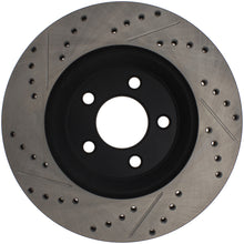 Load image into Gallery viewer, StopTech 05-10 Ford Mustang GT Front Left Slotted & Drilled Rotor