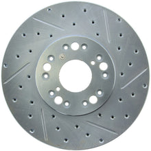 Load image into Gallery viewer, StopTech 01-05 Lexus IS300 / 02-10 Lexus SC430 Sport Slotted & Drilled Front Left Rotor