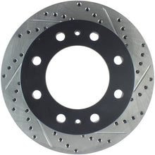 Load image into Gallery viewer, StopTech 01-09 Chevrolet Silverado 2500HD 3500 Front Left Slotted & Drilled Rotor