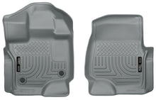 Load image into Gallery viewer, Husky Liners 15-23 Ford F-150 Super/Super Crew Cab WeatherBeater Grey Front Floor Liners