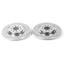 Load image into Gallery viewer, Power Stop 14-19 Jeep Cherokee Rear Evolution Drilled & Slotted Rotors - Pair