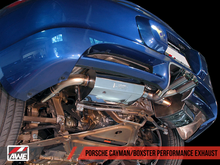 Load image into Gallery viewer, AWE Tuning Optional Porsche 987 Cayman/S Boxster/S Muffler Tip Set - Diamond Black