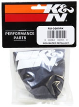Load image into Gallery viewer, K&N Precharger Air Filter Wrap Black 4in Height 3.5in Inside Diameter