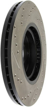 Load image into Gallery viewer, StopTech 06-07 350Z / 05-07 G35 exp Sport/ 06-07 G35X SportStop Slotted & Drilled Front Left Rotor