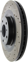 Load image into Gallery viewer, StopTech 06-07 350Z / 05-07 G35 exp Sport/ 06-07 G35X SportStop Slotted & Drilled Front Right Rotor