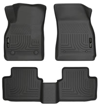 Load image into Gallery viewer, Husky Liners 13 Chevy Malibu WeatherBeater Black Front & 2nd Seat Floor Liners