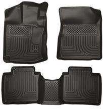 Load image into Gallery viewer, Husky Liners 12-13 Toyota Venza WeatherBeater Black Front & 2nd Seat Floor Liners