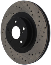 Load image into Gallery viewer, StopTech 02-10 Subaru WRX Slotted & Drilled Right Front Rotor (exc. STi)
