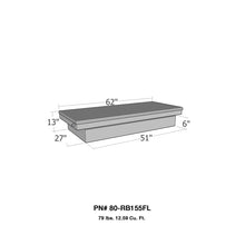 Load image into Gallery viewer, Westin/Brute Full Lid Mid Size/Down Size XOver LB & SB wide & shallow - Aluminum