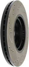 Load image into Gallery viewer, StopTech 06-07 350Z / 05-07 G35 exp Sport/ 06-07 G35X SportStop Slotted & Drilled Front Left Rotor