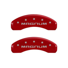 Load image into Gallery viewer, MGP 4 Caliper Covers Engraved Front & Rear MGP Black finish silver ch