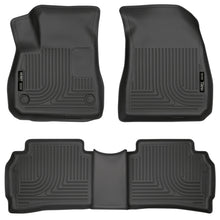 Load image into Gallery viewer, Husky Liners 2016 Chevy Malibu Weatherbeater Black Front & 2nd Seat Floor Liners (Footwell Coverage)