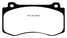 Load image into Gallery viewer, EBC 06-10 Jeep Grand Cherokee 6.1 SRT-8 Greenstuff Front Brake Pads

