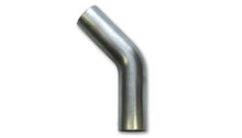 Load image into Gallery viewer, Vibrant 1.625in OD T304 SS 45 Deg Mandrel Bend 6in Leg Length (2.5in Centerline Radius)
