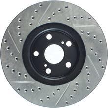 Load image into Gallery viewer, StopTech 03-08 Pontiac Vibe / 05-09 Scion tc Left Front Slotted &amp; Drilled Rotor
