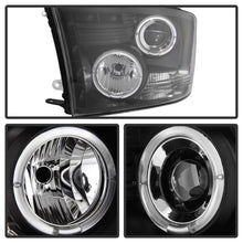 Load image into Gallery viewer, Spyder Dodge Ram 1500 09-14 10-14 Projector Headlights Halogen- LED Halo LED - Blk PRO-YD-DR09-HL-BK
