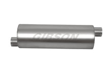 Load image into Gallery viewer, Gibson SFT Superflow Offset/Offset Round Muffler - 6x19in/2.25in Inlet/2.25in Outlet - Stainless
