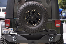 Load image into Gallery viewer, DV8 Offroad 07-18 Jeep Wrangler JK Rear Bumper w/ Tire Carrier &amp; Tapered Bearing
