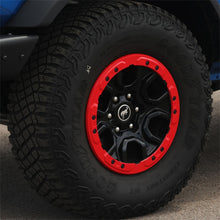 Load image into Gallery viewer, Ford Racing 2021+ Ford Bronco Functional Bead Lock Ring Kit - Red
