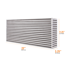 Load image into Gallery viewer, Mishimoto Universal Air-to-Air Intercooler Core - 22in / 9.25in / 3.25in
