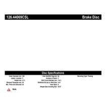 Load image into Gallery viewer, StopTech Sport Slotted 91-95 Toyota MR2 Cryo Front Left Rotor
