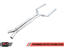 Load image into Gallery viewer, AWE Tuning 18-19 BMW F90 M5 Non-Resonated Performance Mid Pipes
