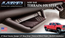 Load image into Gallery viewer, Lund 15-17 Dodge Ram 1500 Quad Cab (Built After 7/1/15) Terrain HX Step Nerf Bars - Black
