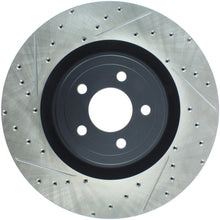Load image into Gallery viewer, StopTech Slotted &amp; Drilled Sport Brake Rotor - 2015 Ford Mustang GT - Front Right
