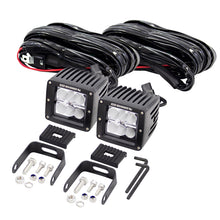 Load image into Gallery viewer, Go Rhino Cube Lights (Incl. 2 - 3in. LED Cube Lights/Relay/Switch/Wire Harness)
