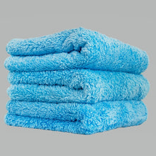 Load image into Gallery viewer, Chemical Guys Shaggy Fur-Ball Microfiber Towel - 16in x 16in - Blue - 3 Pack
