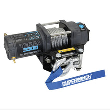 Load image into Gallery viewer, Superwinch 3500 LBS 12V DC 7/32 in x 32 ft Steel Rope Terra 3500 Winch - Gray Wrinkle
