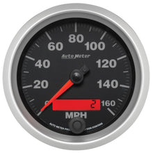 Load image into Gallery viewer, Autometer Electric Programmable 85.7mm Speedometer 160MPH
