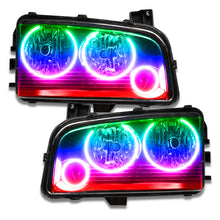 Load image into Gallery viewer, Oracle 05-10 Dodge Charger SMD HL (Non-HID) - Triple Halo - ColorSHIFT w/o Controller
