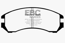 Load image into Gallery viewer, EBC 86-87 Nissan Pulsar NX 1.6 SE Greenstuff Front Brake Pads
