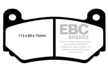 Load image into Gallery viewer, EBC 08-11 Lotus Exige 1.8 Supercharged (240) Greenstuff Front Brake Pads

