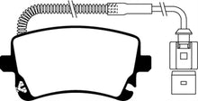 Load image into Gallery viewer, EBC 09-11 Audi A6 Quattro 3.0 Supercharged Redstuff Rear Brake Pads
