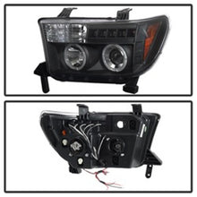 Load image into Gallery viewer, Spyder Toyota Tundra 07-133 Projector Headlights LED Halo LED Blk PRO-YD-TTU07-HL-BK
