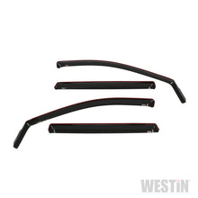 Load image into Gallery viewer, Westin 2013-2018 Nissan Pathfinder Wade In-Channel Wind Deflector 4pc - Smoke
