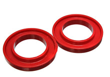 Load image into Gallery viewer, Energy Suspension Universal 3-3/16in ID 5-1/4in OD 3/4in H Red Coil Spring Isolators (2 per set)
