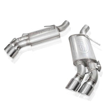 Load image into Gallery viewer, Stainless Works 2016+ Chevy Camaro SS 3in Legend Factory Connect Axle Back w/Valve &amp; 4in Quad Tips
