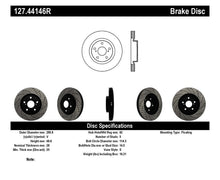 Load image into Gallery viewer, StopTech 07-09 Lexus ES 250/ES 300/ ES330/ES350 SportStop Slotted &amp; Drilled Right Front Rotor
