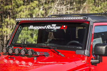 Load image into Gallery viewer, Rugged Ridge 07-18 Jeep Wrangler JK Elite Fast Track Windshield Light Bar Mount w/o Crossbar
