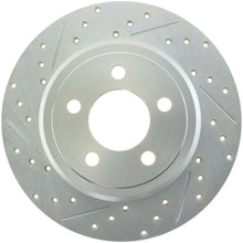 Load image into Gallery viewer, StopTech Select Sport 06-15 Dodge Charger/ 05-15 Chrysler 300 Slotted/Drilled Right Rear Brake Rotor
